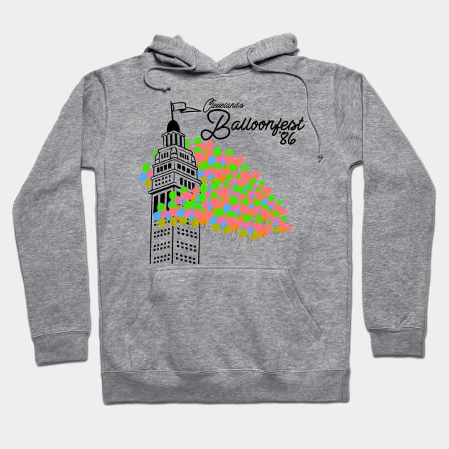Cleveland Balloonfest '86 Hoodie by mbloomstine